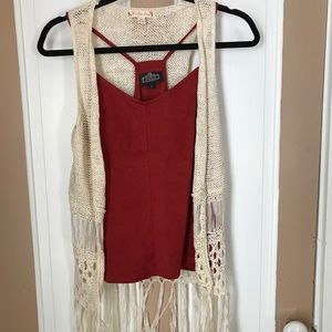 Two in one: tank top & cover up